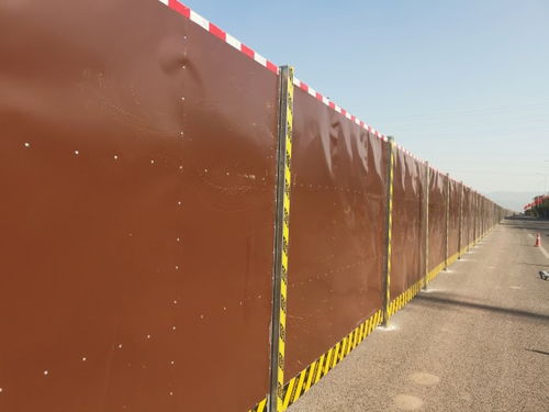 重慶銅梁導軌電車車輛組裝基地及試驗線建設工程圍擋施工順利完成，項目進入勘察階段